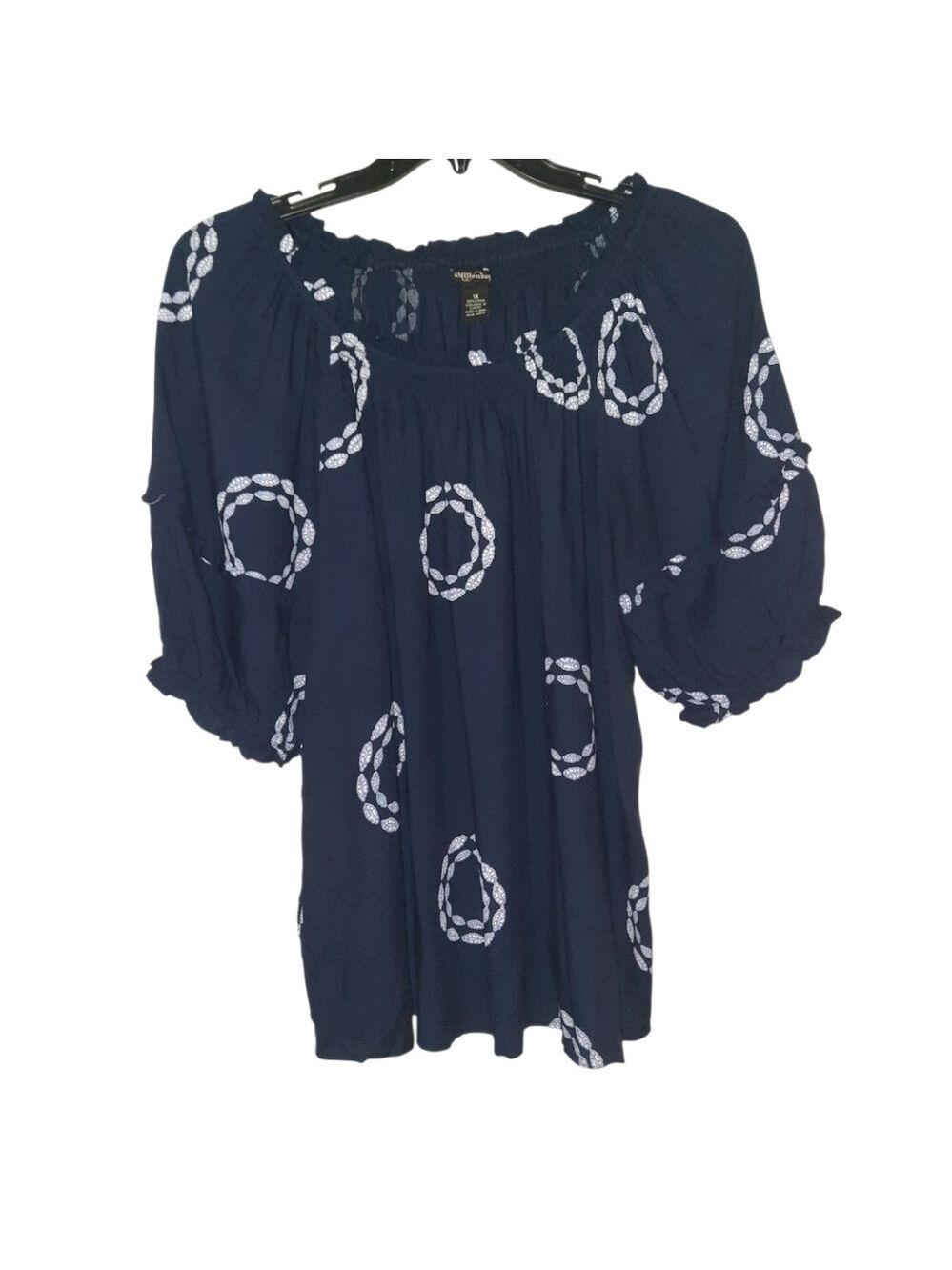 Millenium Blouse Short Sleeves Size 1X